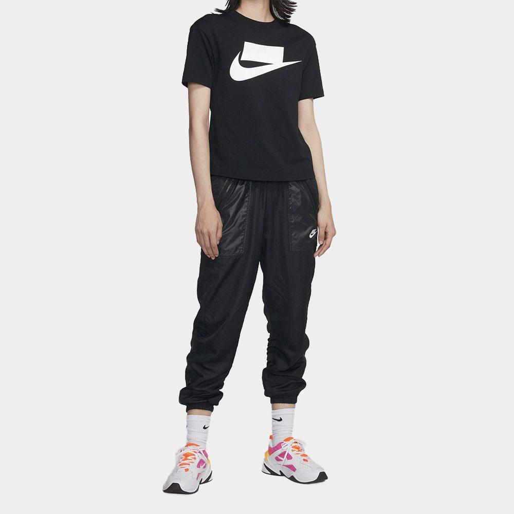 Nike Женская черная футболка с заниженной линией плеча DB9828-010