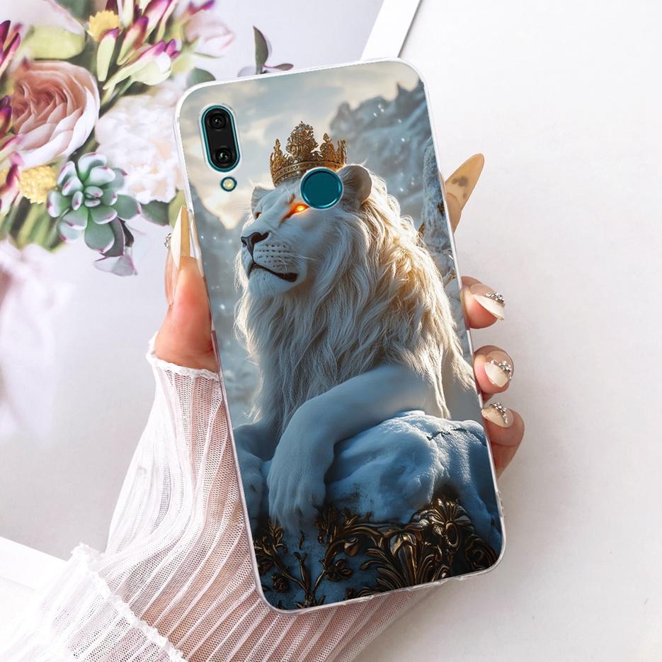 For Huawei Y9 2019 Case JKM-LX1 JKM-LX2 New Flowers Butterfly Painted Cover Soft Silicone Case For Huawei Y9s Y 9 s Y9 2019 Bags