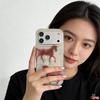 Модный корейский чехол Красная Лошадь для iPhone 17 Pro Max Air 2026 к Новому году 16 Pro