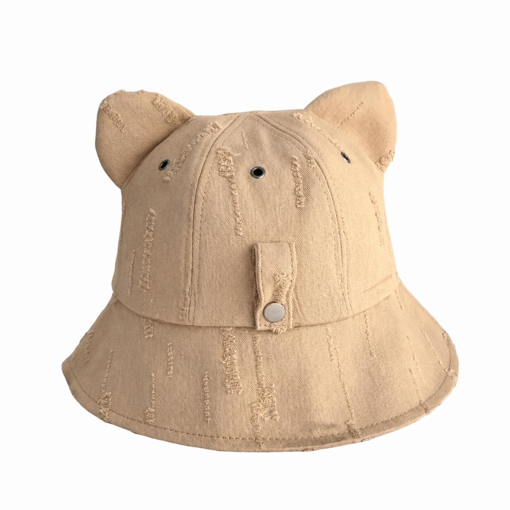 Cotton Cat Ears Hat Sun protection Sun Hat Fashion Fisherman Hat Women