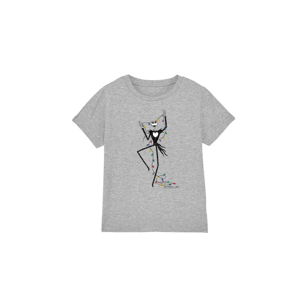 Кошмар перед Рождеством Детская/Подростковая футболка с гирляндами Джека