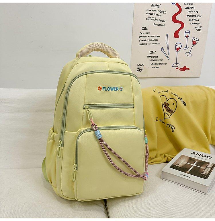 Schoolbag Japanese ins cute style simple and versatile high-value schoolbag female primary school students junior high school students backpack