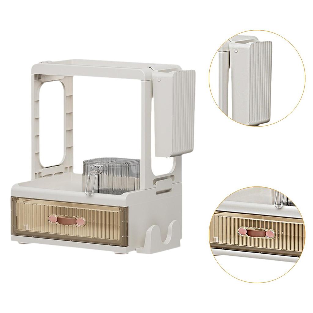 Стеллаж для хранения специй, противоскользящий, отдельно стоящий, многослойный, легко моющийся шкаф для кладовой, столешницы, для общежития, настольный для домашнего хозяйства