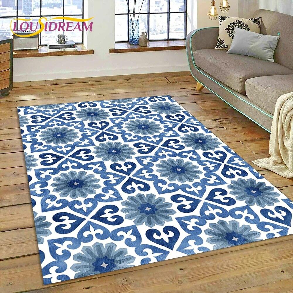 Classics Bohemia Nordic Turkish Celts Carpet Rug for Home Living Room Bedroom Sofa Doormat Decor,kid Area Rug Non-slip Floor Mat