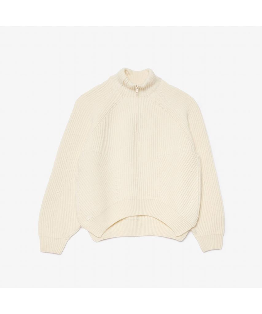 LACOSTE Women'S 3D Half-Zip Sweater Af2528-54N 70V