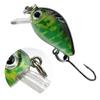 Crankbait Fishing Lures, 1.1Inch 2.8cm Bionic Fishing Lures, Fishing Hard Baits Topwater Lures Trout Bass Fishing Lures