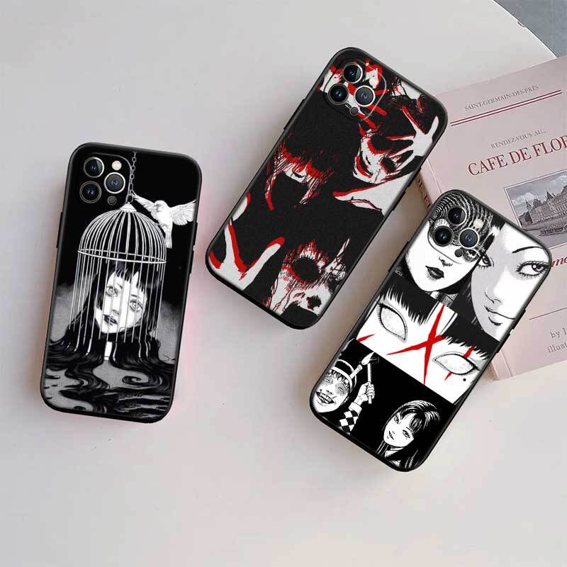 Junji Ito Tomie Phone Case for Xiaomi Poco C40 C51 C50 C55 C65 C71 C75 C85 F8 F7 F6 F5 F3 F2 X7 X6 X4 X3 X2 M7 M6 M5 M4 M3 M2 Pro
