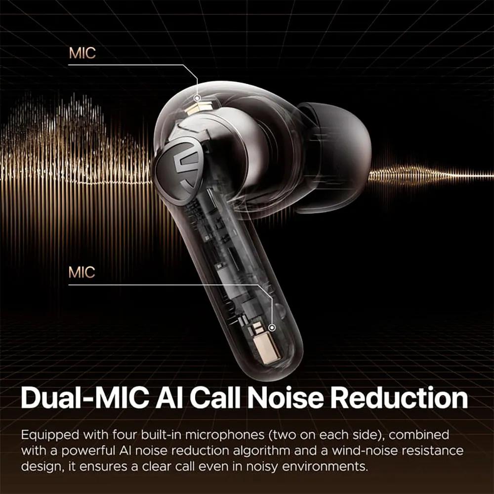 Soundpeats T3 Pro True Wireless Headphones ANC Black