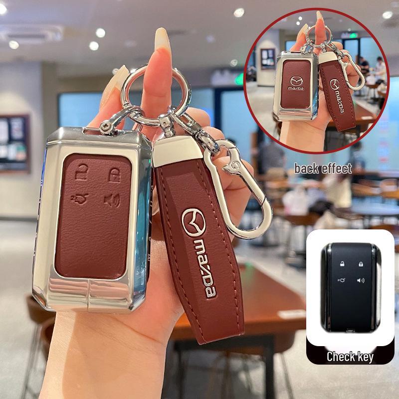 Куооо: Прочный, полностью закрывающийся чехол с пряжкой для брелоков Mazda EZ6 и пуль дистанционного управления автомобиля EZ60.