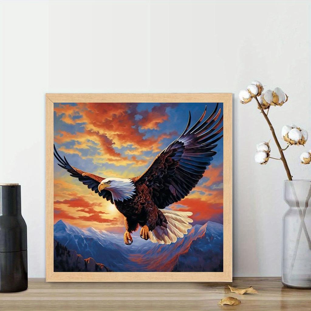 DIY алмазная живопись парящий орел комплект для вышивки крестом мозаика искусство алмазная живопись полный круг/квадратный алмаз украшение дома