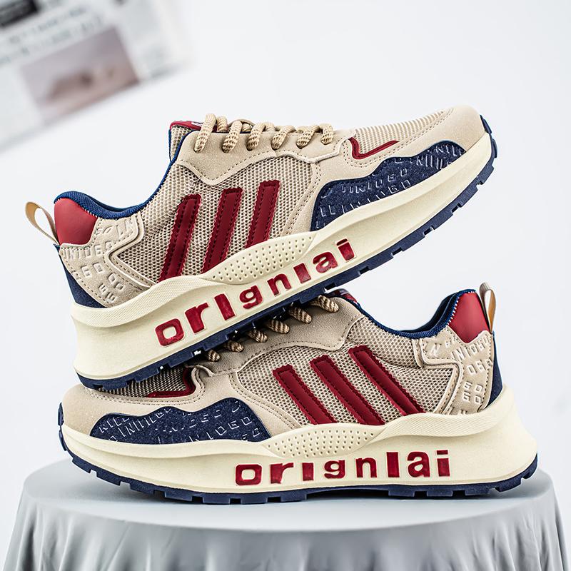 Новая мода мужская обувь Four Seasons удобная обувь для студентов и мальчиков трендовые мягкие подошвы дышащие повседневные кроссовки для бега