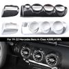 Передняя центральная панель управления кондиционером воздуха вентиляционная решетка отделка для Mercedes Benz A200L A180l 2019-2024 карбоновый аксессуар
