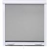 Window Mosquito Net L125 X H145 Cm In White Lacquered Aluminum - Can Be Cut In Width and Height.
