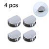 4pcs Glass Clamp Mirror Fixing Clips Holder Bathroom Mirror Support Clip Zinc Alloy For 6-12mmThick Furniture Hardware