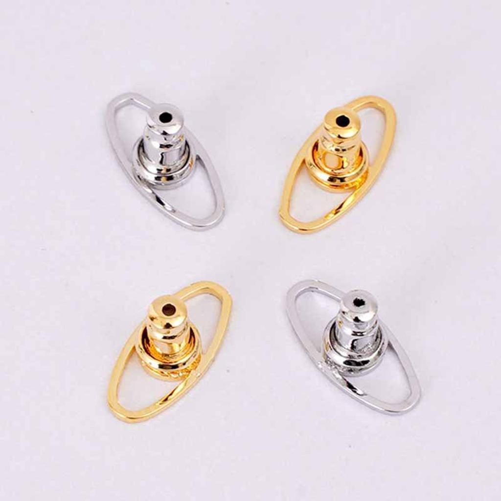 Набор из 4 стабилизаторов для сережек-гвоздиков, легкие подкладки для украшений, защитные подкладки для сережек для обвислых ушей, ювелирные аксессуары