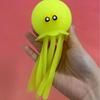 Children's Water Play Octopus & Friends TPR Soft Bath Toy Set - Pufferfish, Crab, Duck, Frisbee
