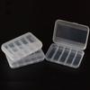 Прозрачная коробка для хранения квадратных мелких предметов, контейнер для горячих ювелирных изделий, бисер, держатель электроинструментов