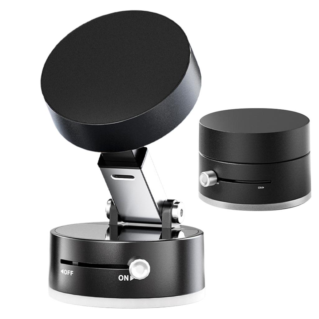 Вакуумная присоска магнитная подставка для мобильного телефона в автомобиль, двухсторонняя складная, аксессуары для салона автомобиля