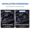 2025 New Car Coaster Water Cup Bottle Holder Anti-slip Pad Mat For Ford Ecosport Edge Figo Flex Focus Fusion Fiesta Accessories