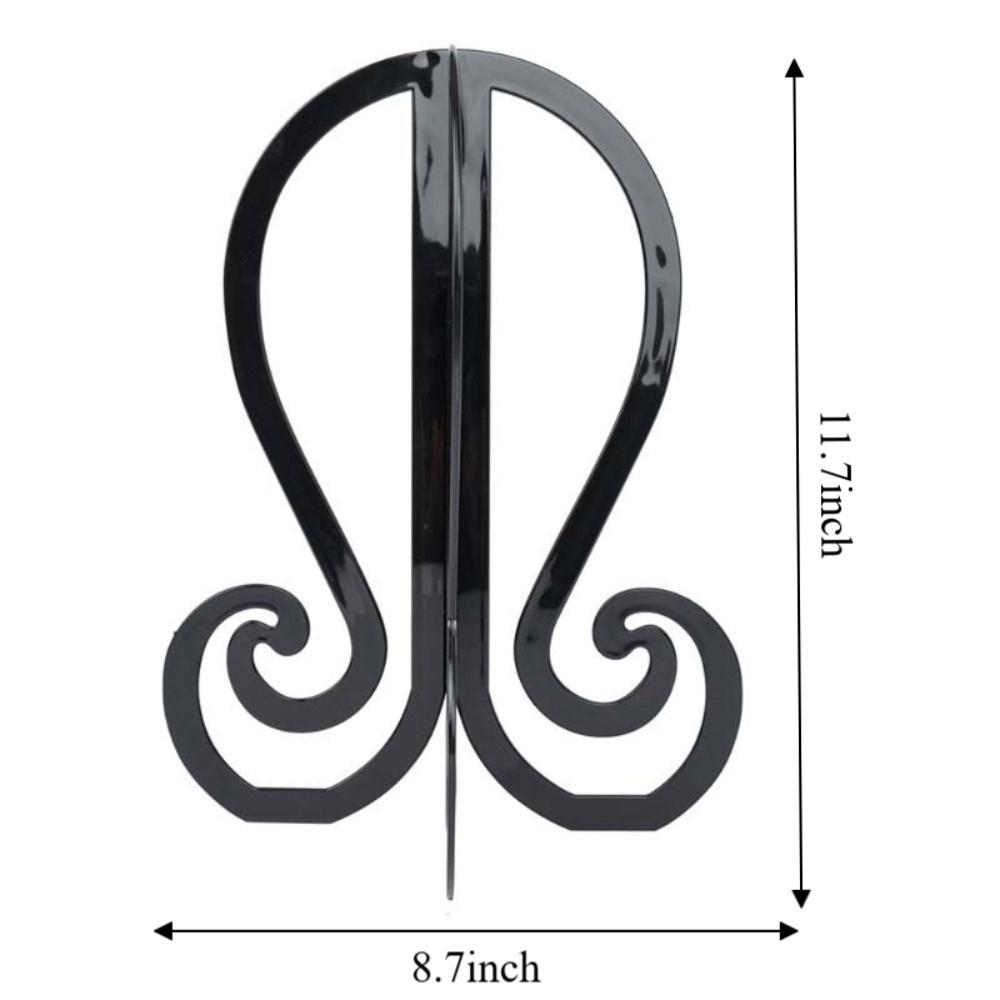 Display Collapsible Wig Head Stand Portable Travel Wig Holder Plastic Wig Stand  Barbershop
