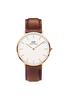 Год импорта Daniel Wellington DW Watch Classic St Mawes 40 мм Watch Brand Стильный Популярный Бизнес Кожаный Подарок Boyfriend [Официальный магазин/2