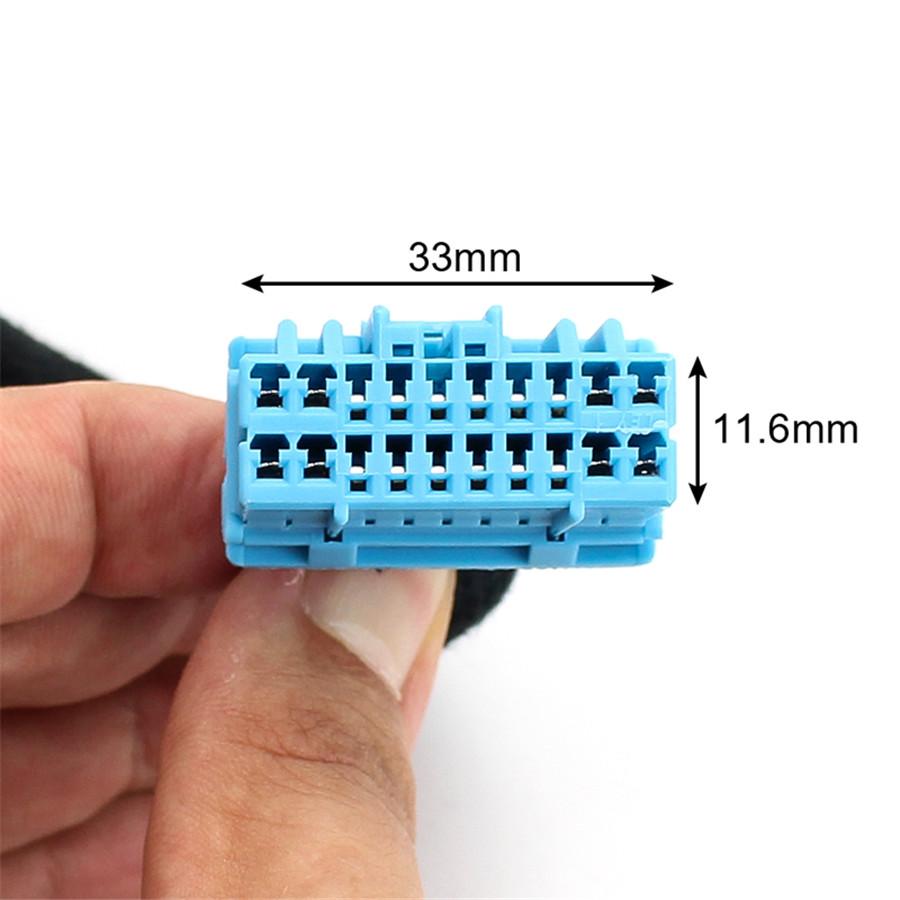 Car Rear View Camera RCA Video Convert Cable Connection Adapter For Suzuki SX4