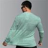 Men's Sport Long Sleeve Tops Quick Dry Fitness T-Shirts Bodybuilding Gym Tees Casual Skinny Elastic Breathability Men Sportswear