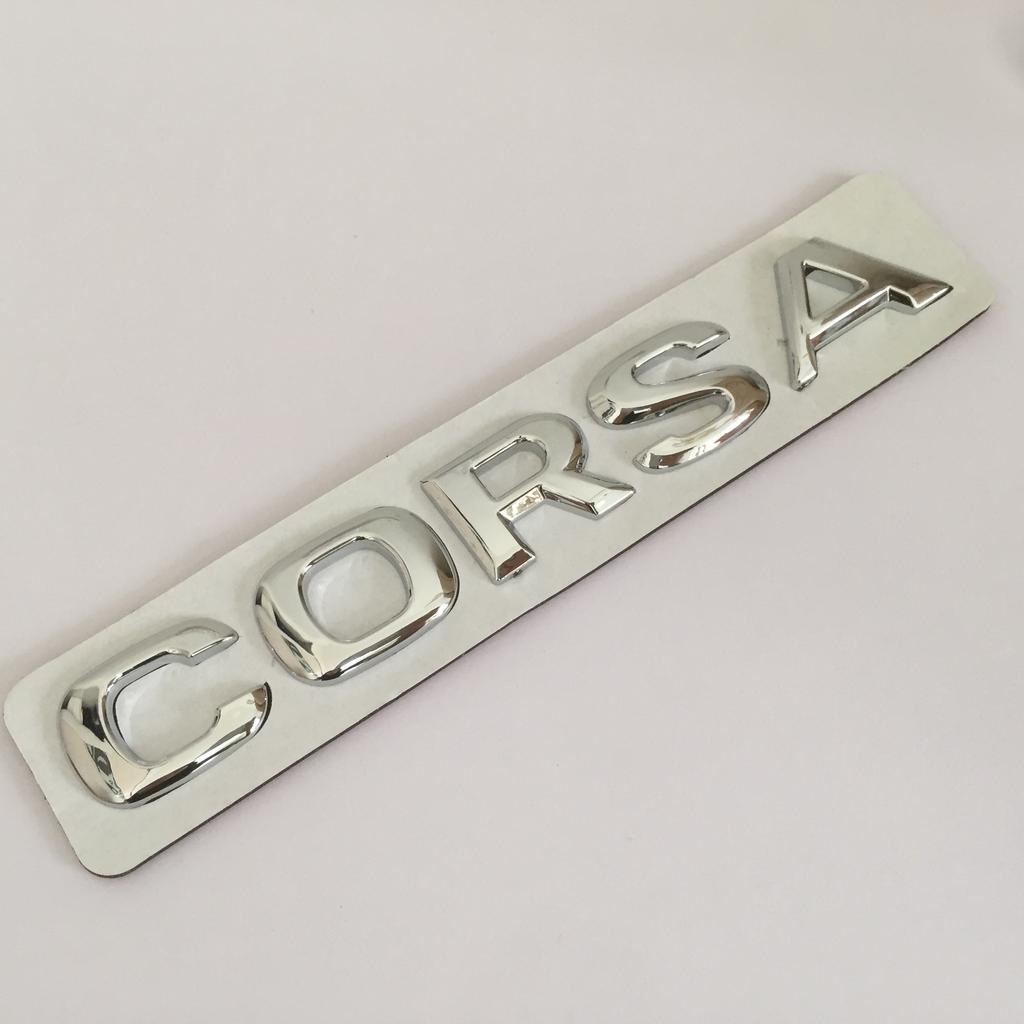 1 шт. 3D ABS высокое качество для автомобиля OPEL CORSA Буквенный значок Задняя крышка багажника Наклейки значок наклейка Наклейка стайлинг авто Аксессуары