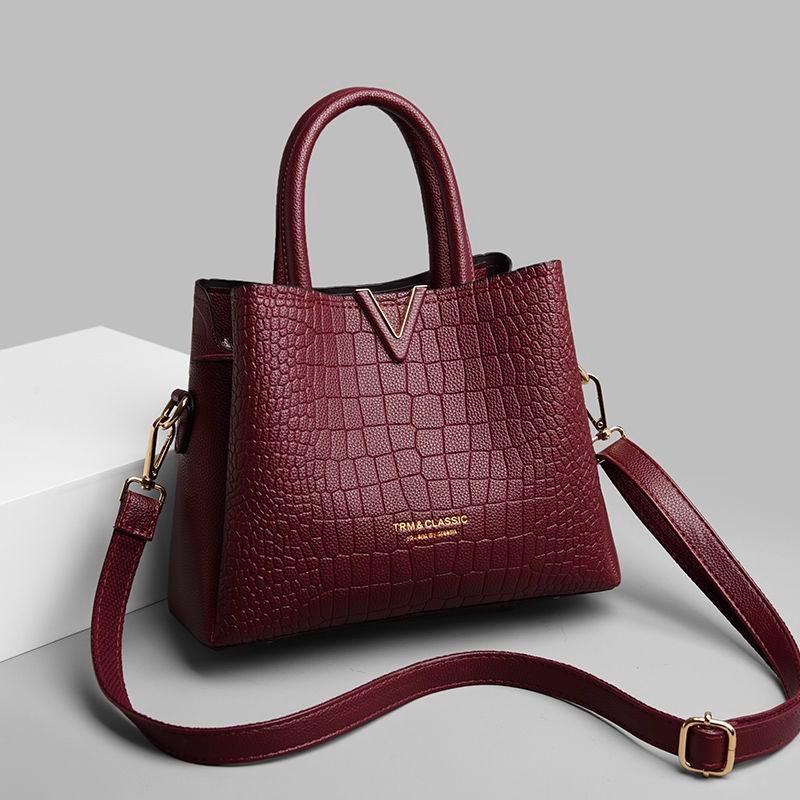 Модная женская сумка через плечо для матери, женская сумка через плечо из высококачественной кожи