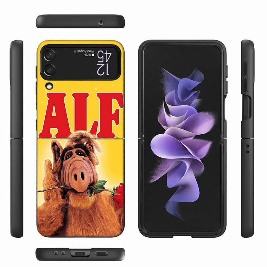 Чехол для телефона из сериала Альф для Samsung Z Flip 6 7 5G Z Flip 5 Galaxy Z Flip 3 4 5G ZFlip Ударопрочный Жесткий Чехол TPU PC Coque Capa S