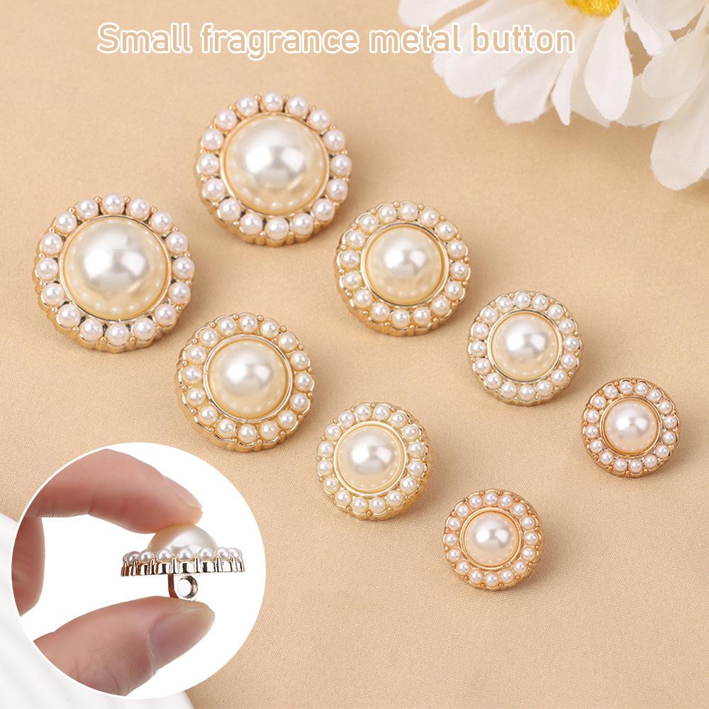 Sewing Button Ornaments Pearl Clothing Buttons Sewing Accessories Needlework Shirt Buttons