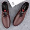 Стильные повседневные кожаные туфли для мужчин, роскошные брендовые мужские туфли для вождения, удобные мужские кроссовки, классические мужские туфли со шнуровкой без застежек