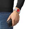 Tissot Коллекция PRX Мужские часы с кварцевым механизмом Часы 40 мм Красный циферблат Браслет из нержавеющей стали T137.410.11.421.00