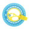 Outdoor Game Fying Kites Round Blue String Flying Winder Fire Wheel Handle Tool Kite Reel
