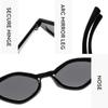 Non-polarized Trendy Vintage Cat Eye Small Frame Polygonal Women Sunglasses Men Outdoor Travel Sun Eyeglasses