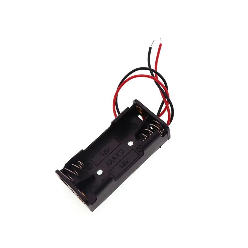 1Pcs 1x 2x 3x 4x AAA Battery Holder Box Case With Wire Lead 1 2 3 4 Slot Battery Container AAA Power Case Switch/Cover To Choose