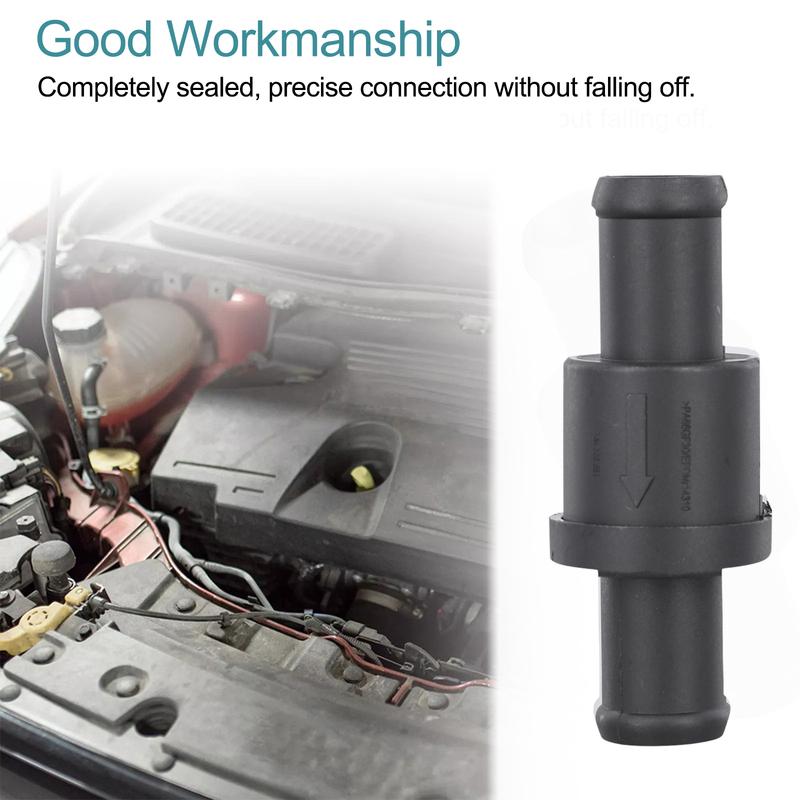 Coolant Hose Connector Black Car Engine Connector Plastic Material Factory Specifications Replacement Car Parts