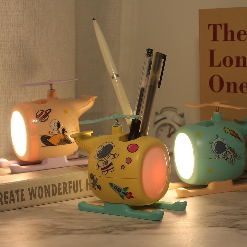 Cartoon LED Eye-Protection Rechargeable Desk Lamp & Night Light