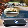 For BMW Car Temporary Parking Card Phone Number Plate Accessories M Performance E36 E46 E60 E90 E91 E92 E93 F30 F20