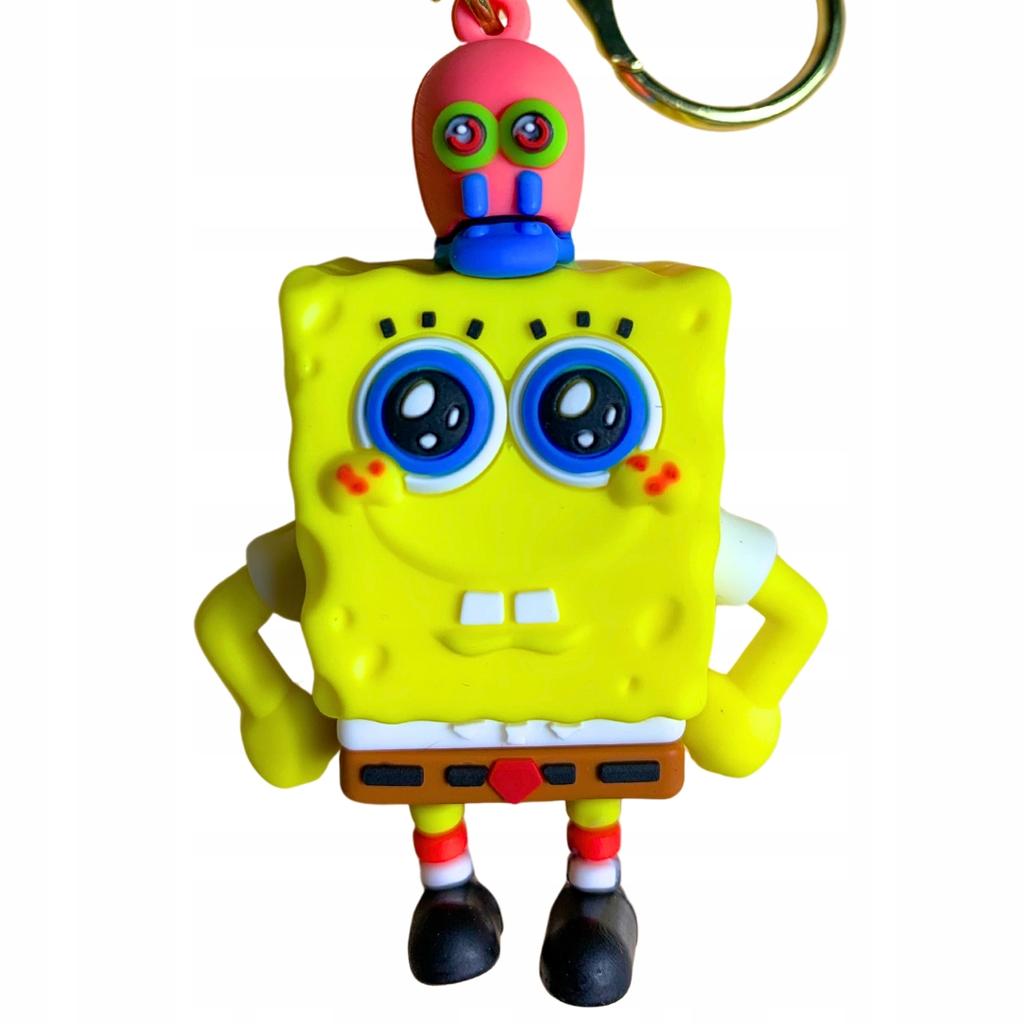 Car Keychain Pendant Spongebob Squarepants 3D