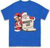 Santa Naughty List Funny Christmas T Shirt Xmas Adults Humorous Tee Shirt Gift