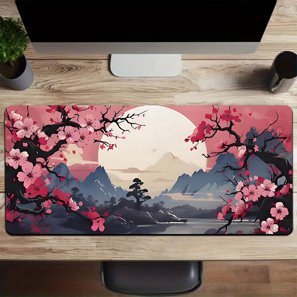 pc Japanese sakura Large Mouse Pad computer mat Desk Mat keyboard mat Office Gaming Table Mat