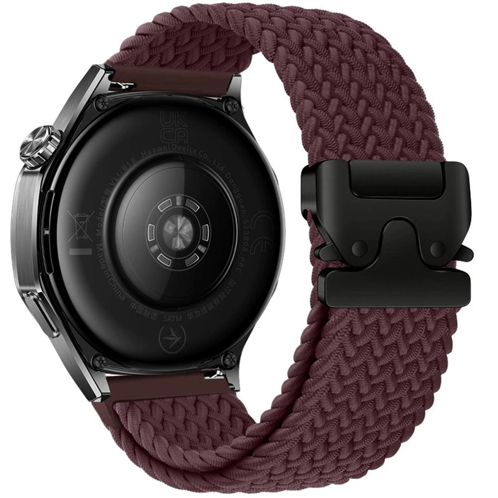 22mm Press Braided Magnetic Strap for Huawei GT6/5 Pro GT6/5/4/3/2 Ultiamte Replacement Bracelet for Huawei GT5 6 Pro/GT5 6