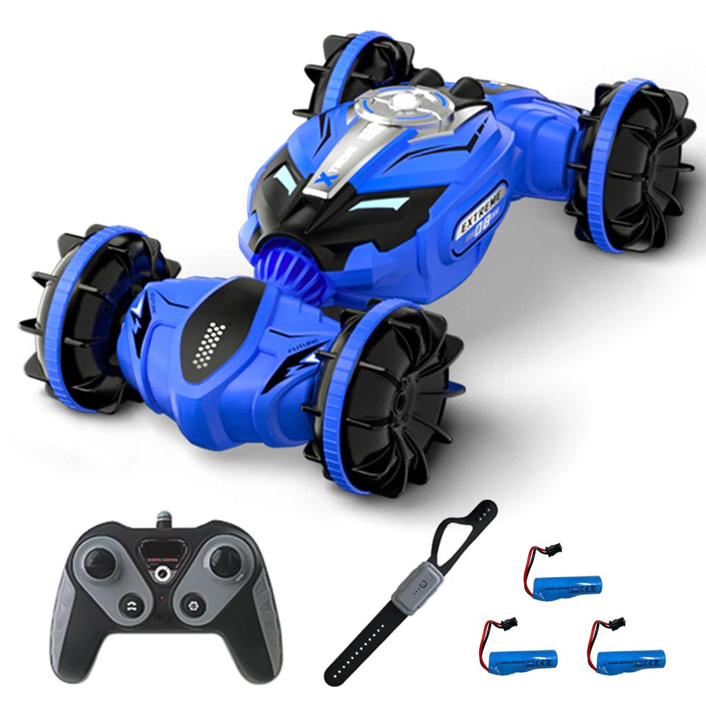 Remote Control Stunt Car 2.4GHz Transforming Amphibious Remote Control Car Dual Mode Remote Control