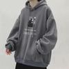Boys' Oversized Heavyweight Hooded Sweatshirt - American Style, Autumn/Winter 2023 National Trend