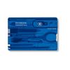 VICTORINOX Swiss Card Classic Translucent Blue Swiss Army Knife Multifunctional Stationery Stationery Scissors Ballpoint Pen Included Swiss Made