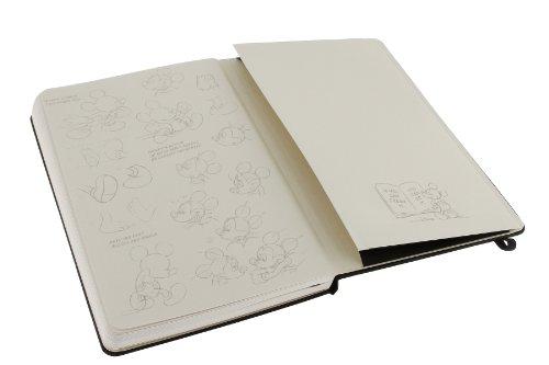Moleskine Mickey Mouse Limited Edition Notebook, Large, Plain, Black, Hard Cover (5 X 8.25) (Limited Editions)