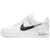 Air Force 1 Low Sketch White Black Sneakers CW7581-101