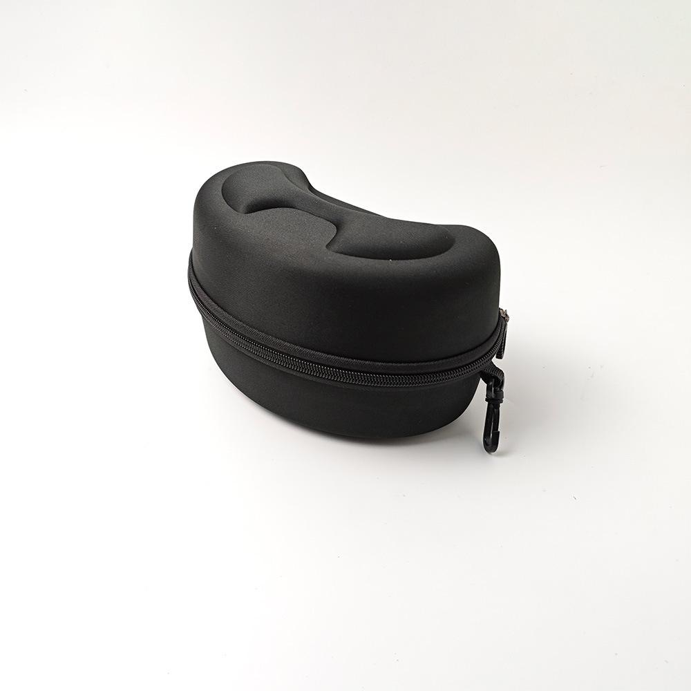 Thickened box EVA Hook-zipper enlarged box for off-road motorcycle and ski goggles storage, shockproof and pressure-resistant