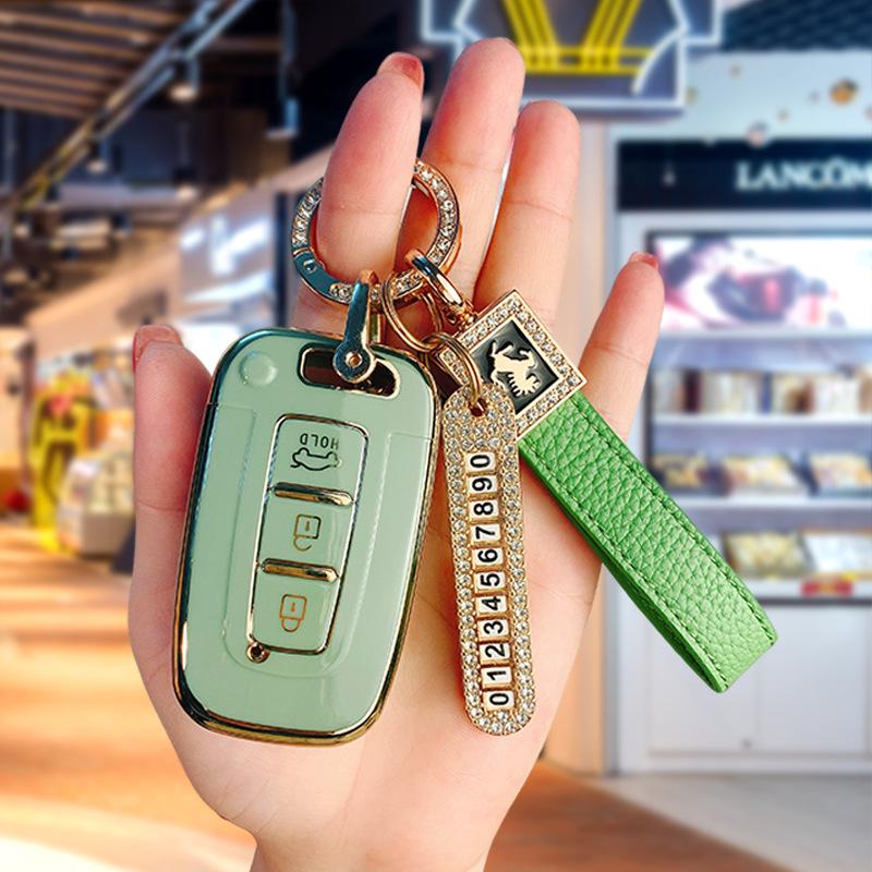 Чехол для ключа Hyundai ix35, Sonata 8, Elantra & Kia Sportage, K5/K3/K2 - Крышка корпуса пульта автомобиля